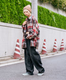 【BEVERLY HILLS POLO CLUB/ビバリーヒルズポロクラブ】シャギーチェックジャケット