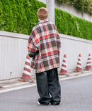 【BEVERLY HILLS POLO CLUB/ビバリーヒルズポロクラブ】シャギーチェックジャケット