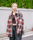 【BEVERLY HILLS POLO CLUB/ビバリーヒルズポロクラブ】シャギーチェックジャケット