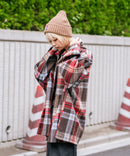 【BEVERLY HILLS POLO CLUB/ビバリーヒルズポロクラブ】シャギーチェックジャケット