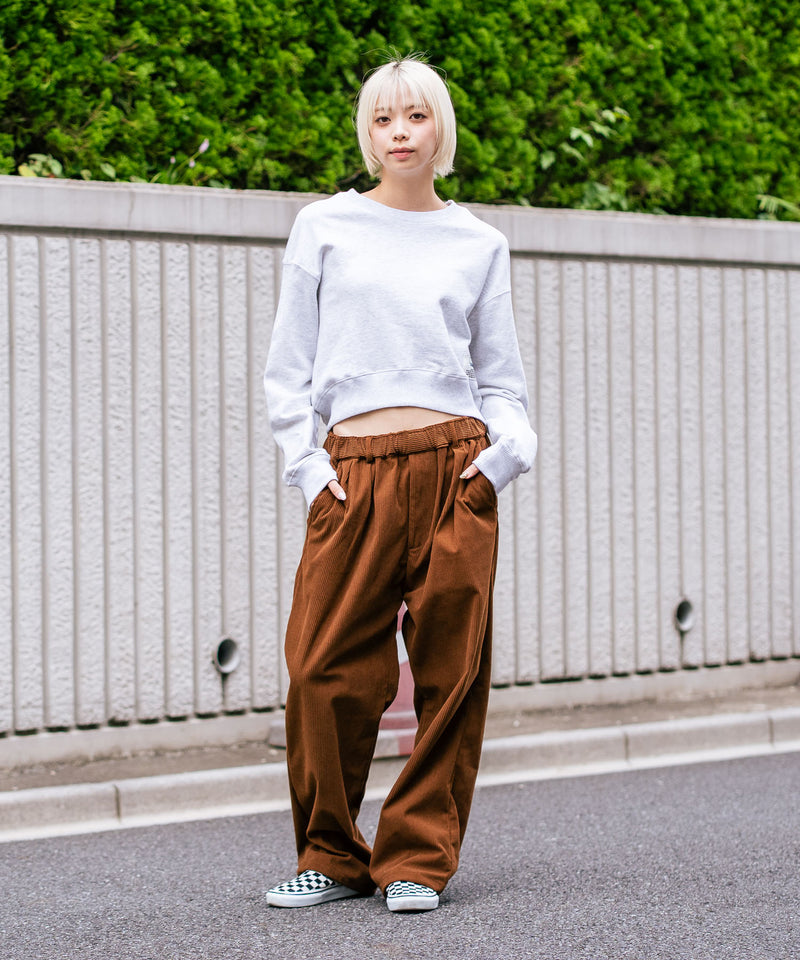 【DISCUS/ディスカス】裏毛 アイコニックコンパクト スウェットトレーナー