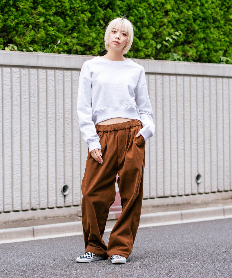 【DISCUS/ディスカス】裏毛 アイコニックコンパクト スウェットトレーナー