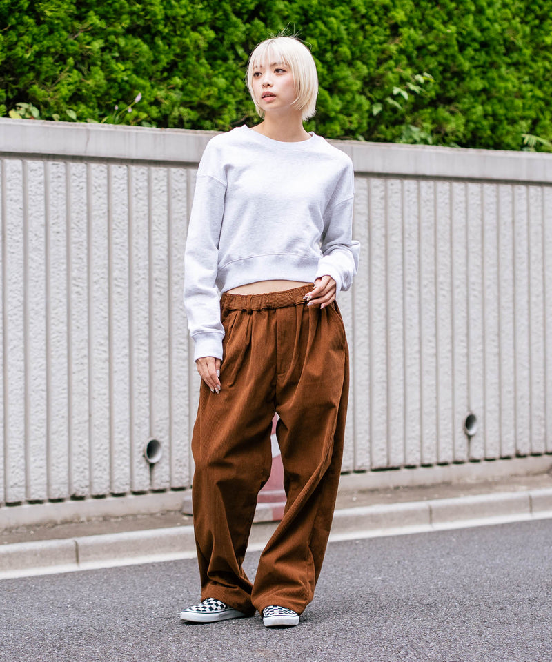 【DISCUS/ディスカス】裏毛 アイコニックコンパクト スウェットトレーナー