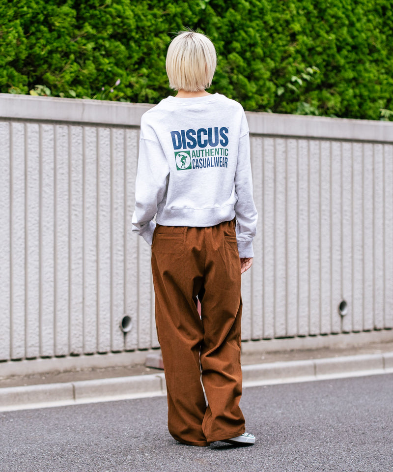 【DISCUS/ディスカス】裏毛 アイコニックコンパクト スウェットトレーナー