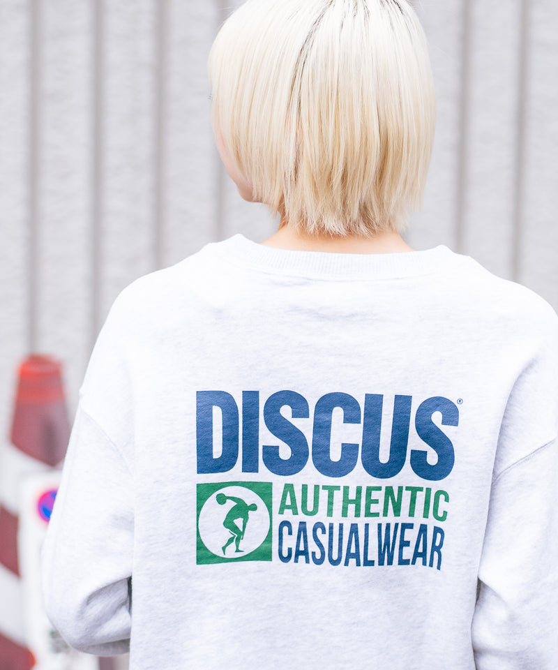 【DISCUS/ディスカス】裏毛 アイコニックコンパクト スウェットトレーナー
