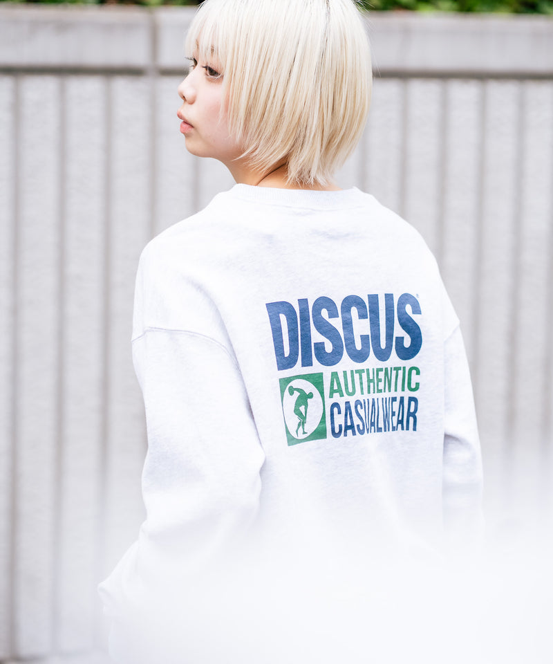 【DISCUS/ディスカス】裏毛 アイコニックコンパクト スウェットトレーナー