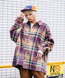 【BEVERLY HILLS POLO CLUB/ビバリーヒルズポロクラブ】シャギーチェックジャケット