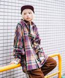 【BEVERLY HILLS POLO CLUB/ビバリーヒルズポロクラブ】シャギーチェックジャケット