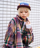 【BEVERLY HILLS POLO CLUB/ビバリーヒルズポロクラブ】シャギーチェックジャケット