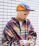 【BEVERLY HILLS POLO CLUB/ビバリーヒルズポロクラブ】シャギーチェックジャケット