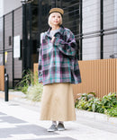 【BEVERLY HILLS POLO CLUB/ビバリーヒルズポロクラブ】シャギーチェックジャケット