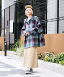 【BEVERLY HILLS POLO CLUB/ビバリーヒルズポロクラブ】シャギーチェックジャケット