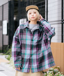 【BEVERLY HILLS POLO CLUB/ビバリーヒルズポロクラブ】シャギーチェックジャケット