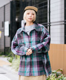 【BEVERLY HILLS POLO CLUB/ビバリーヒルズポロクラブ】シャギーチェックジャケット