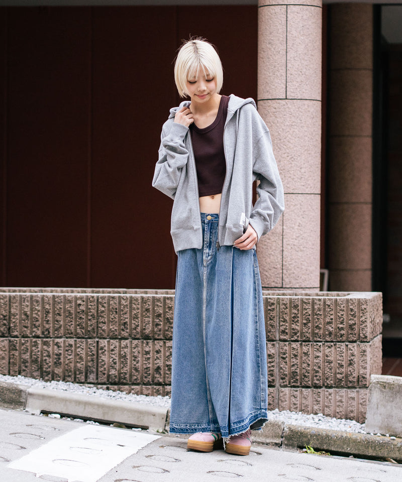 【DISCUS/ディスカス】裏毛 アイコニック フルジップパーカー