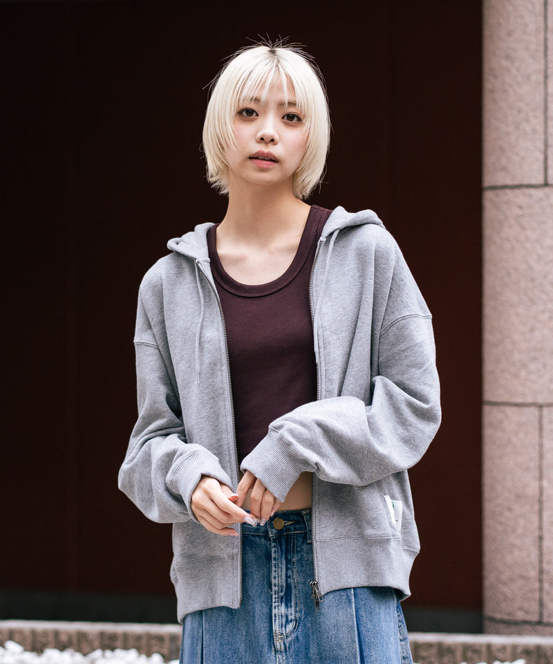 【DISCUS/ディスカス】裏毛 アイコニック フルジップパーカー