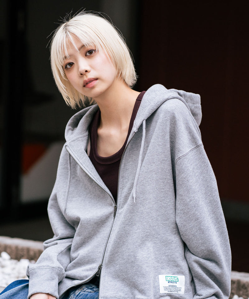 【DISCUS/ディスカス】裏毛 アイコニック フルジップパーカー