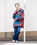 【BEVERLY HILLS POLO CLUB/ビバリーヒルズポロクラブ】シャギーチェックジャケット