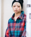 【BEVERLY HILLS POLO CLUB/ビバリーヒルズポロクラブ】シャギーチェックジャケット