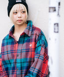 【BEVERLY HILLS POLO CLUB/ビバリーヒルズポロクラブ】シャギーチェックジャケット