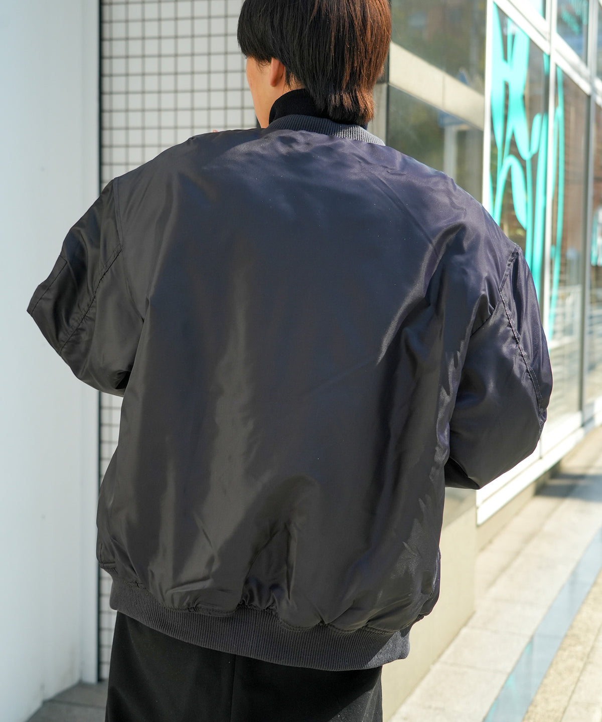 ⭐️美品⭐️【PAPAS】　MA-1 ブルゾン フライトジャケット　Lサイズ ⭐️美品⭐️【PAPAS】 MA-1 ブルゾン フライトジャケット Lサイズ