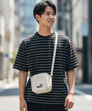 【PUMA/プーマ】【ミニマルなお出掛けに最適な容量2L 高見えPUレザー】ビンテージPUスクエアミニショルダー 前面ポケット付き レトロ ストリート y2k スポーツミックス 古着風 おしゃれ ユニセックス