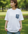 【BEN DAVIS/ベンデイビス】DENIM POCKET T デニムポケットTシャツ ホワイト ❘ジーンズメイト公式オンラインショップ