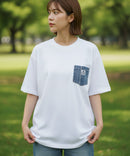 【BEN DAVIS/ベンデイビス】DENIM POCKET T デニムポケットTシャツ ホワイト ❘ジーンズメイト公式オンラインショップ