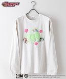 パワーパフ ガールズ ロンT オリジナルデザイン ドロップショルダー ビッグシルエット ユニセックス】