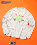 パワーパフ ガールズ ロンT オリジナルデザイン ドロップショルダー ビッグシルエット ユニセックス】