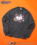 パワーパフ ガールズ ロンT オリジナルデザイン ドロップショルダー ビッグシルエット ユニセックス】