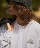 ワンポイント ロゴ ロンT RAGGED MOUNTAIN ラギットマウンテン アウトドアブランド ロンT プリント 定番 マウンテン シンプル