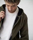 裏ボア フルジップ パーカー ふんわり あたたかい 厚手 防寒 部屋着 秋冬　