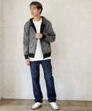 裏ボア フルジップ パーカー ふんわり あたたかい 厚手 防寒 部屋着 秋冬　