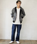 裏ボア フルジップ パーカー ふんわり あたたかい 厚手 防寒 部屋着 秋冬　