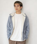 裏ボア フルジップ パーカー ふんわり あたたかい 厚手 防寒 部屋着 秋冬　