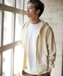 裏ボア フルジップ パーカー ふんわり あたたかい 厚手 防寒 部屋着 秋冬　