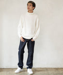 ふんわりもちもちのやみつきな触り 心地 ふわもち モール 畦編み タートルネック セーター  BLUE STANDARD ブルースタンダード