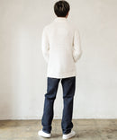 ふんわりもちもちのやみつきな触り 心地 ふわもち モール 畦編み タートルネック セーター  BLUE STANDARD ブルースタンダード