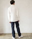 ふんわりもちもちのやみつきな触り 心地 ふわもち モール 畦編み タートルネック セーター  BLUE STANDARD ブルースタンダード