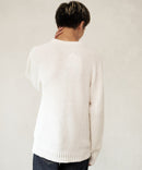 ふんわり もちもちのやみつきな触り心地 ふわもちモール 畦編み クルー ネックセーター BLUE STANDARD ブルースタンダード