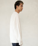 ふんわり もちもちのやみつきな触り心地 ふわもちモール 畦編み クルー ネックセーター BLUE STANDARD ブルースタンダード