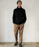 ふんわりもちもちのやみつきな触り 心地 ふわもち モール 畦編み タートルネック セーター  BLUE STANDARD ブルースタンダード