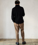 ふんわりもちもちのやみつきな触り 心地 ふわもち モール 畦編み タートルネック セーター  BLUE STANDARD ブルースタンダード