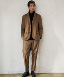 ストレッチ ツイル イージー トラウザー イージーケア マシンウォッシャブル 防シワ 大人カジュアル 美シルエット ジャストサイズ BLUE STANDARD ブルースタンダード