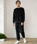 シャギー 上下セット ルームウェア ワンマイルウェア 防寒 部屋着 暖かい リラックス LOCK HEAVEN