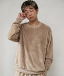 シャギー 上下セット ルームウェア ワンマイルウェア 防寒 部屋着 暖かい リラックス LOCK HEAVEN