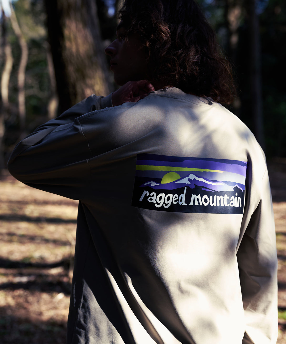 ELKINS】ロングスリーブ Tシャツ RAGGED MOUNTAIN ラギット