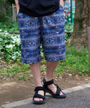 ペンギン プリント ミニ 裏毛 ショート パンツ さらさら BLUE STANDARD ブルースタンダード