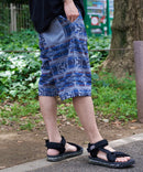 ペンギン プリント ミニ 裏毛 ショート パンツ さらさら BLUE STANDARD ブルースタンダード